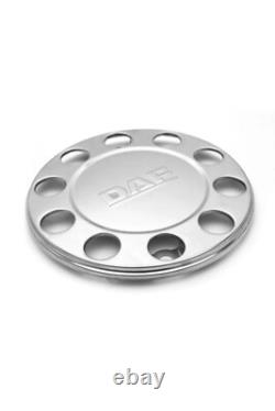 For Daf TRUCK & BUS UNIVERSAL STAINLESS STEEL 22.5 WHEEL COVERS 2 Pcs