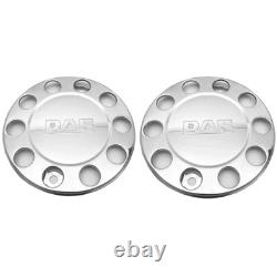 For Daf Truck Stainless Steel 22.5 Truck Wheel Trim Covers 2 Pieces