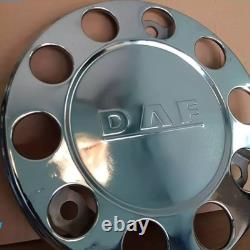 For Daf Truck Stainless Steel 22.5 Truck Wheel Trim Covers 2 Pieces