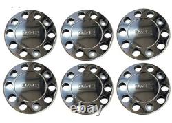 For Daf Truck Stainless Steel 22.5 Truck Wheel Trim Covers 6 Pcs