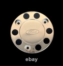 For FORD Truck Stainless Steel 22.5 truck Wheel Trim Covers 4 Pcs