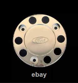 For Ford Truck Stainless Steel 22.5 Truck Wheel Trim Covers 4 Pcs