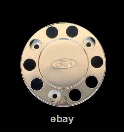 For Ford Truck Stainless Steel 22.5 Truck Wheel Trim Covers 4 Pcs