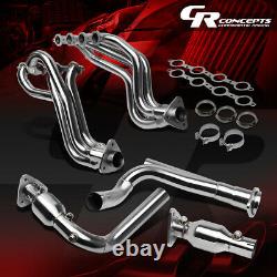 For Gmc/chevy Gmt800 V8 Engine Truck/suv Stainless Manifold Header+y-pipe+gasket