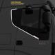 For Iveco Stralis Hi-way Truck Window Side Frame Edge Chrome Stainless Steel