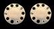 For Iveco Truck & Bus Universal Stainless Steel 22.5 Wheel Covers 2 Pcs