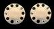 For Iveco Truck & Bus Universal Stainless Steel 22.5 Wheel Covers 2 Pcs