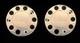 For Iveco Truck & Bus Universal Stainless Steel 22.5 Wheel Covers 2 Pcs