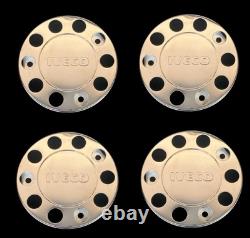 For Iveco Truck Stainless Steel 22.5 Truck Wheel Trim Covers 4 Pcs