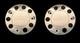 For Man Truck & Bus Universal Stainless Steel 22.5 Wheel Covers 2 Pcs