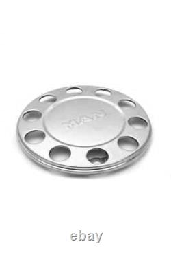For MAN TRUCK & BUS UNIVERSAL STAINLESS STEEL 22.5 WHEEL COVERS 2 Pcs