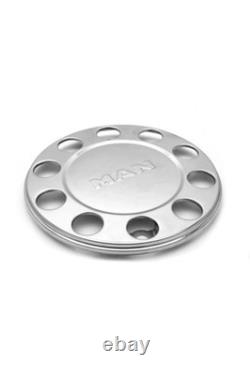 For MAN Truck Stainless Steel 22.5 truck Wheel Trim Covers 4 Pcs