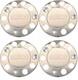 For Man Truck Stainless Steel 22.5 Truck Wheel Trim Covers 4 Pcs