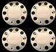 For Man Truck Stainless Steel 22.5 Truck Wheel Trim Covers 4 Pcs