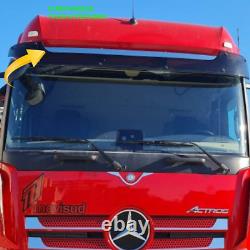 For Mercedes Actros MP4-MP5 Truck Sunvisor Frame App Chrome Stainless steel