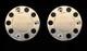 For Mercedes Truck & Bus Universal Stainless Steel 22.5 Wheel Covers 2 Pcs