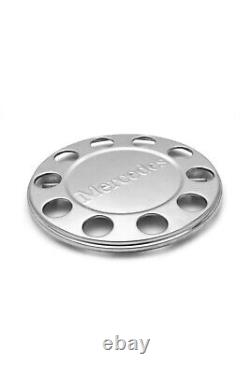 For Mercedes TRUCK & BUS UNIVERSAL STAINLESS STEEL 22.5 WHEEL COVERS 2 Pcs