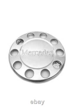 For Mercedes TRUCK & BUS UNIVERSAL STAINLESS STEEL 22.5 WHEEL COVERS 2 Pcs