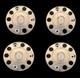 For Mercedes Truck Stainless Steel 22.5 Truck Wheel Trim Covers 4 Pcs