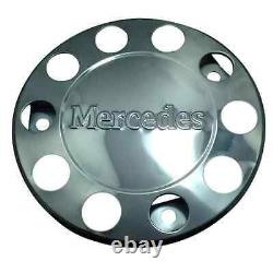 For Mercedes Truck Stainless Steel 22.5 Truck Wheel Trim Covers 4 Pcs