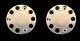 For Renault Truck & Bus Universal Stainless Steel 22.5 Wheel Covers 4 Pcs