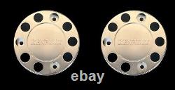 For Renault TRUCK & BUS UNIVERSAL STAINLESS STEEL 22.5 WHEEL COVERS 4 Pcs