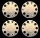 For Renault Truck Stainless Steel 22.5 Truck Wheel Trim Covers 4 Pcs