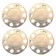 For Renault Truck Stainless Steel 22.5 Truck Wheel Trim Covers 4 Pcs