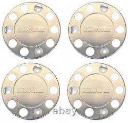 For Renault Truck Stainless Steel 22.5 Truck Wheel Trim Covers 4 Pcs