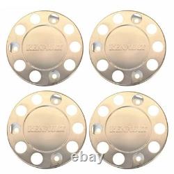 For Renault Truck Stainless Steel 22.5 Truck Wheel Trim Covers 4 Pcs