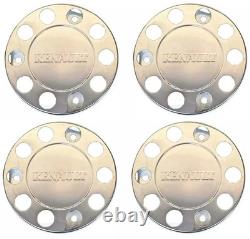 For Renault Truck Stainless Steel 22.5 Truck Wheel Trim Covers 4 Pcs
