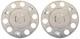 For Scania Griffin Truck Stainless Steel 22.5 Truck Wheel Trim Covers 2 Pcs