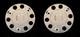 For Scania Truck & Bus Universal Stainless Steel 22.5 Wheel Covers 2 Pcs