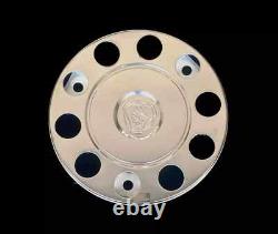 For Scania TRUCK & BUS UNIVERSAL STAINLESS STEEL 22.5 WHEEL COVERS 2 Pcs