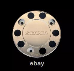 For Scania TRUCK & BUS UNIVERSAL STAINLESS STEEL 22.5 WHEEL COVERS 2 Pcs