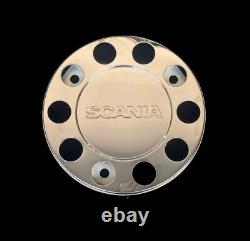 For Scania TRUCK & BUS UNIVERSAL STAINLESS STEEL 22.5 WHEEL COVERS 2 Pcs