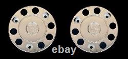 For Scania TRUCK & BUS UNIVERSAL STAINLESS STEEL 22.5 WHEEL COVERS 4 Pcs