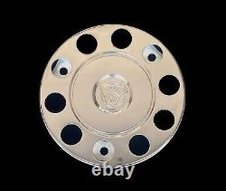 For Scania TRUCK & BUS UNIVERSAL STAINLESS STEEL 22.5 WHEEL COVERS 4 Pcs