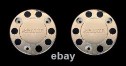 For Scania Truck Stainless Steel 22.5 Truck Wheel Trim Covers 2 Pcs