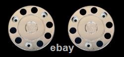 For Scania Truck Stainless Steel 22.5 Truck Wheel Trim Covers 2 Pcs