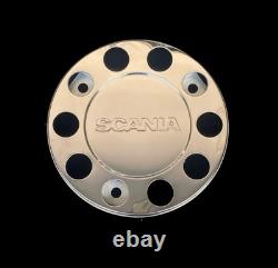 For Scania Truck Stainless Steel 22.5 Truck Wheel Trim Covers 2 Pcs