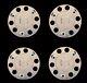 For Scania Truck Stainless Steel 22.5 Truck Wheel Trim Covers 4 Pcs