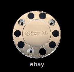 For Scania Truck Stainless Steel 22.5 Truck Wheel Trim Covers 4 Pcs