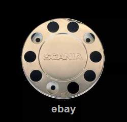 For Scania Truck Stainless Steel 22.5 Truck Wheel Trim Covers 4 Pcs