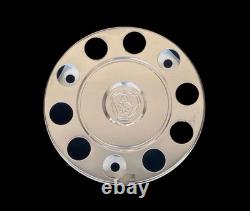 For Scania Truck Stainless Steel 22.5 Truck Wheel Trim Covers 4 Pcs