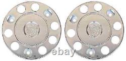 For Scania Truck Stainless Steel 22.5 Truck Wheel Trim Covers 4 Pcs