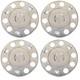 For Scania Griffin Truck Stainless Steel 22.5 Truck Wheel Trim Covers 4 Pcs