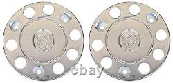 For Scania griffin Truck Stainless Steel 22.5 Truck Wheel Trim Covers 4 Pcs