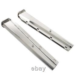 For Semi Truck 30 Straight Mud Flap Hanger Stainless Steel 1 1/8 Bolt Tapered