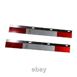 For Semi Trucks, Spring Loaded 3.75 Bolt 30 Stainless Steel Mud Flap Hanger Set
